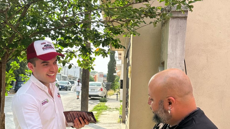 Jesús Elizondo, candidato de la coalición “Sigamos Haciendo Historia” a diputado local por el Distrito 13.