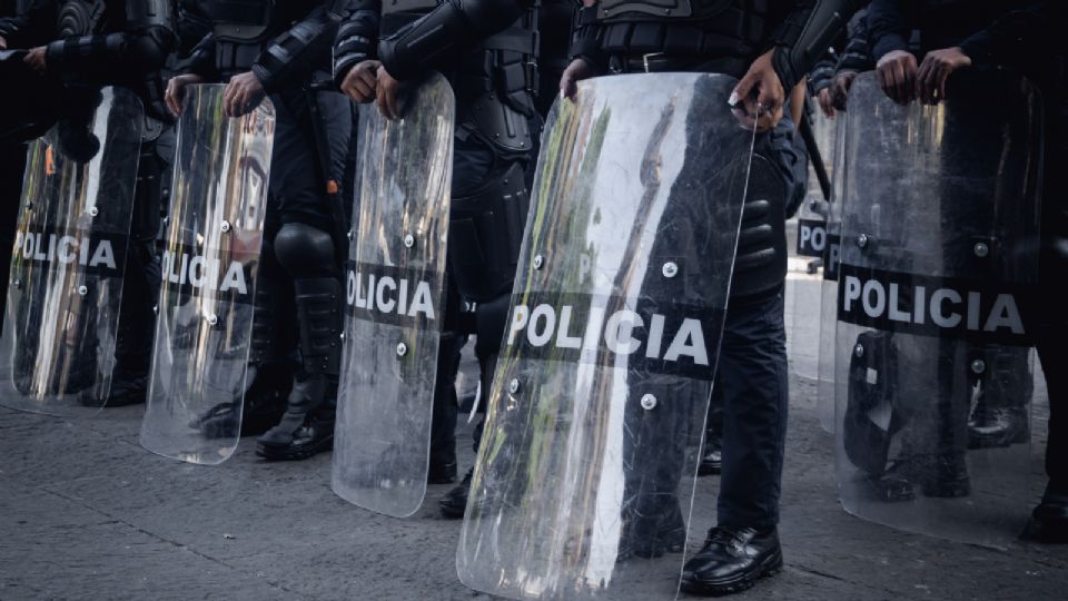 Elementos policíacos.