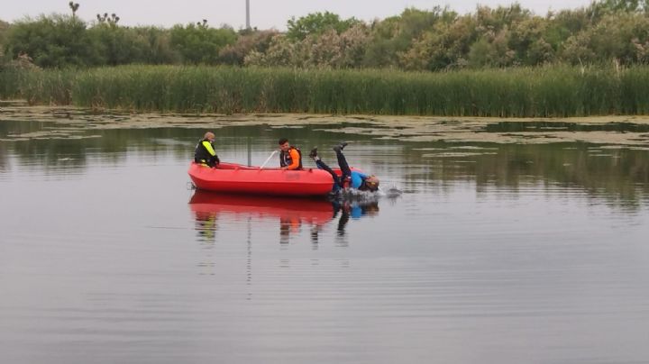 Hallan cuerpo en laguna de Zuazua; sigue búsqueda de segundo desaparecido