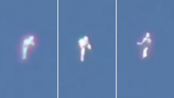 ¿Proyecto Blue Beam? Captan extraña figura en cielos de Parque Sequoia en California