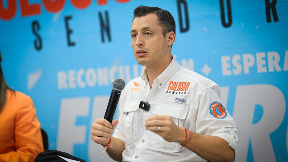 Luis Donaldo Colosio Riojas, candidato de MC al Senado de la República.