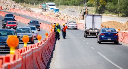 Piden que transportes de carga dejen de circular en Paseo de los Leones por obra de paso a desnivel