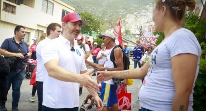 Adrián de la Garza propone mayor seguridad en colonia Las Pedreras, Monterrey