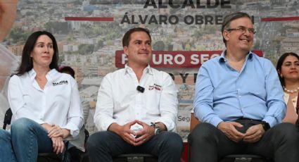 Marcelo Ebrard y Javier López Casarín piden el voto para Morena en la alcaldía Álvaro Obregón