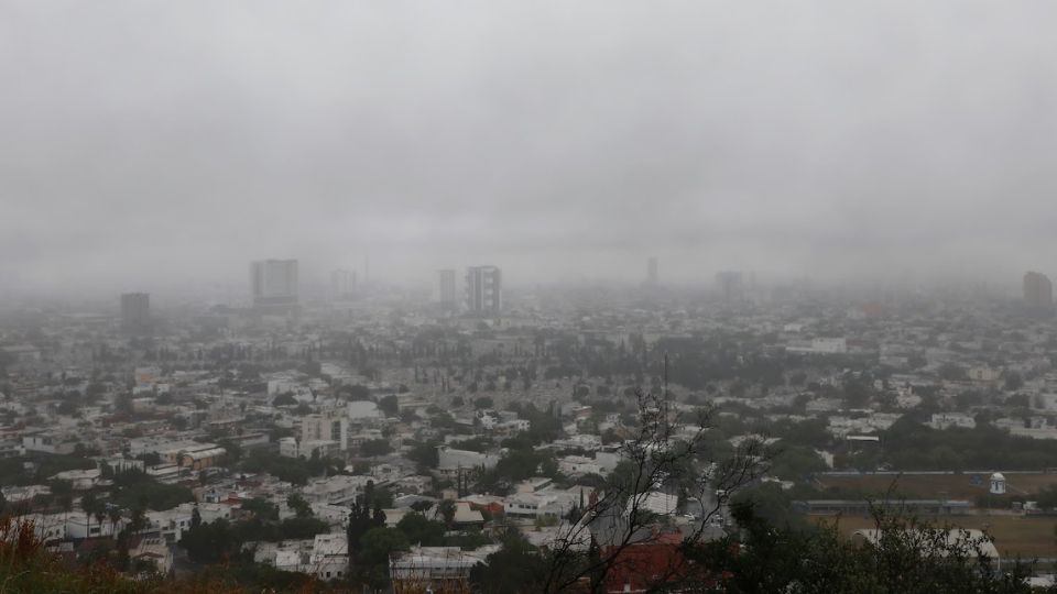 Cielo nublado en Monterrey