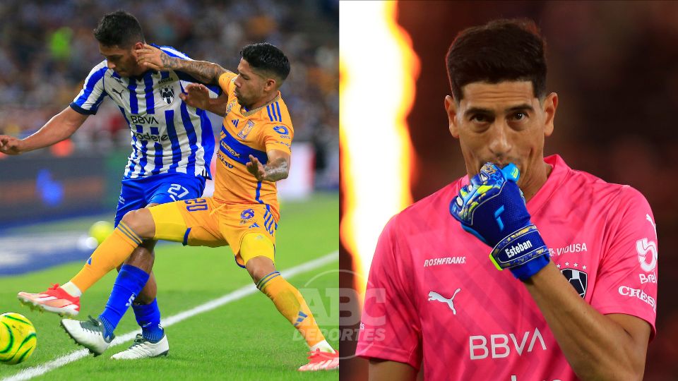 El Clásico Regio 135 concluyó con diversas sanciones, entre ellas de carácter económico para Tigres, Rayados y Esteban Andrada, portero albiazul.