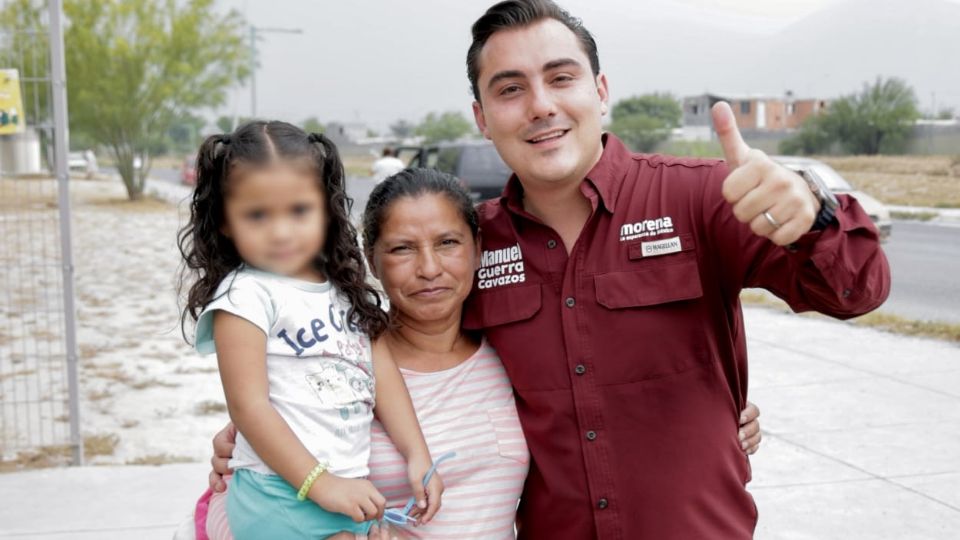 Manuel Guerra Cavazos, candidato por Morena para la alcaldía de García.