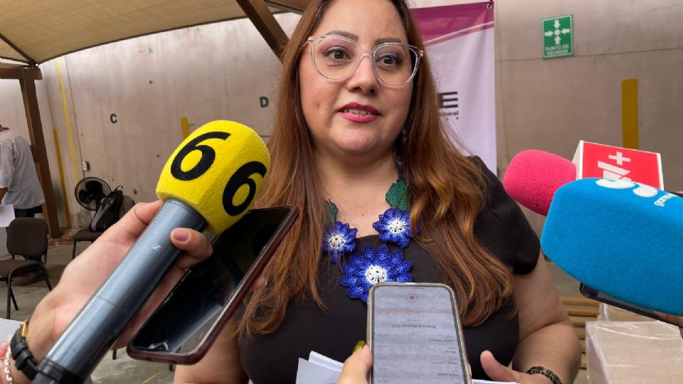 lga Alicia Castro Ramírez, vocal ejecutiva del Instituto Nacional Electoral (INE).