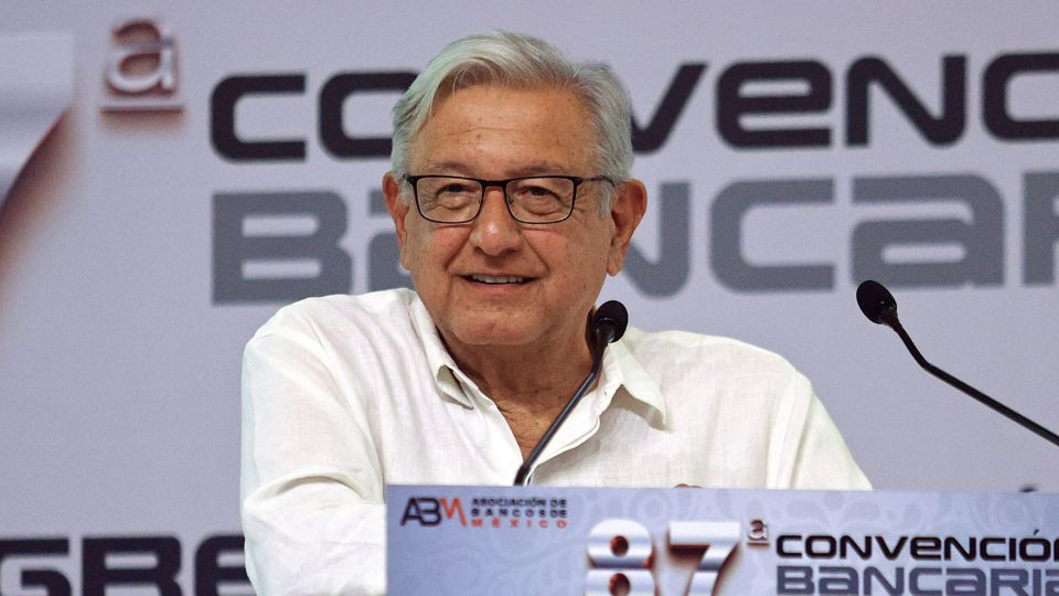 El presidente de México, Andrés Manuel López Obrador, participa en la 87 Convención Bancaria, este viernes en Acapulco.