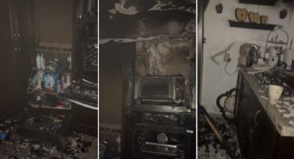 Falla ‘micro’ y se incendia casa en Monterrey