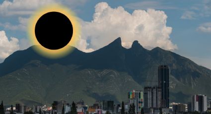 ¿Cuál será el porcentaje de oscuridad del eclipse solar en Monterrey?