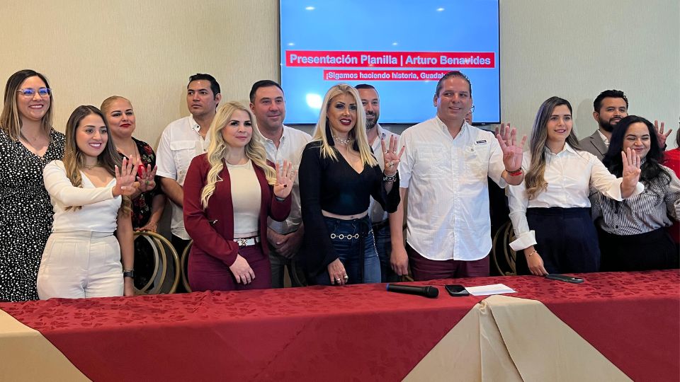 Presentación de planilla de Arturo Benavides, candidato a alcaldía de Guadalupe