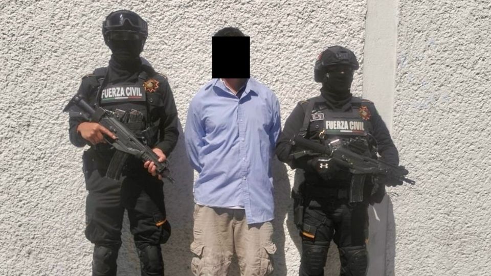 Hombre detenido en Guadalupe.