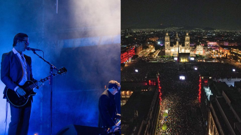 Interpol se presenta en el Zócalo de la CDMX.