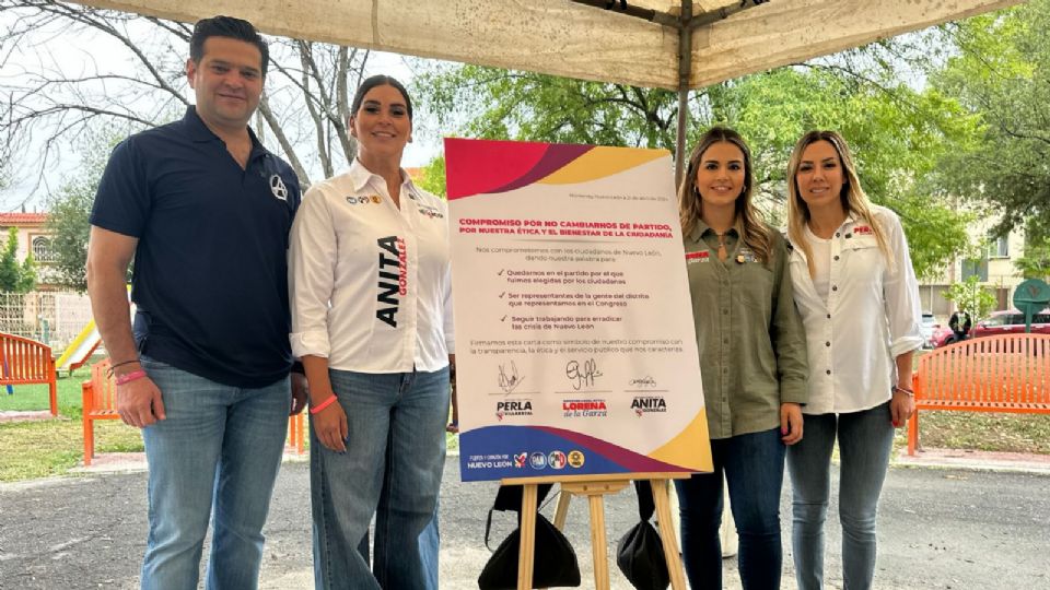 Se comprometen candidatas del PRI-PAN-PRD a diputaciones a seguir en sus partidos