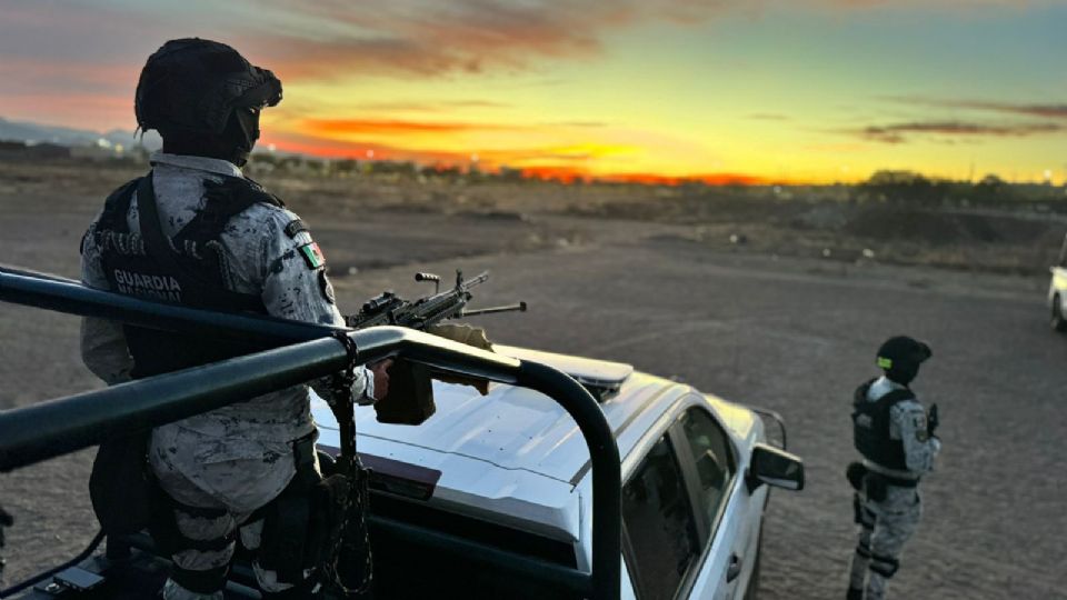 La captura fue hecha por elementos de la Guardia Nacional.