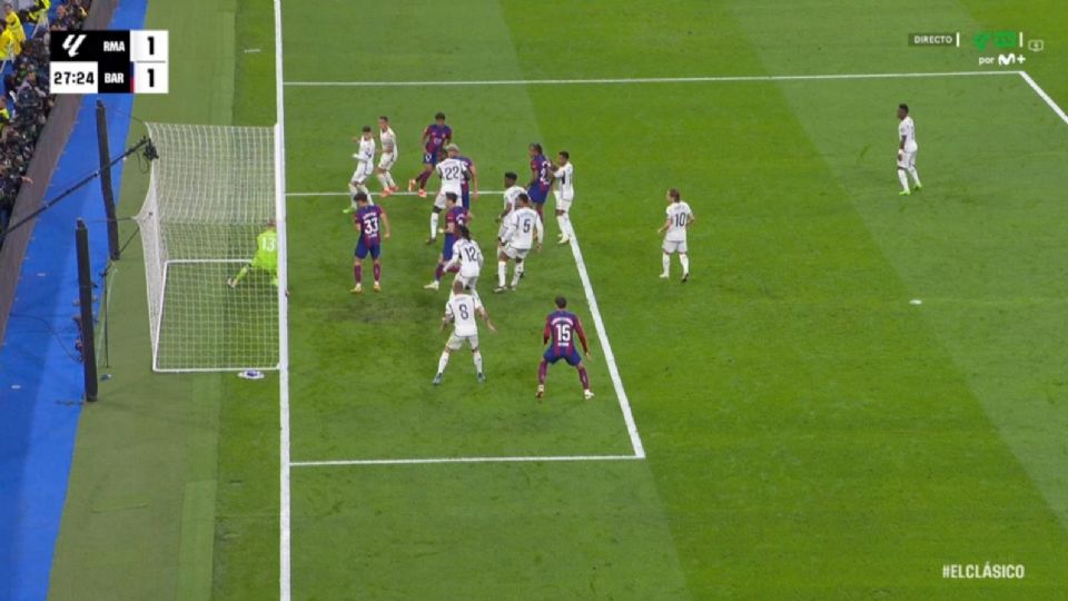 El gol fantasma durante el Clásico español.