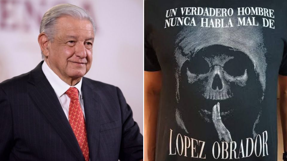 López Obrador se dice respetuoso ante imagen de la Santa Muerte publicada por Morena