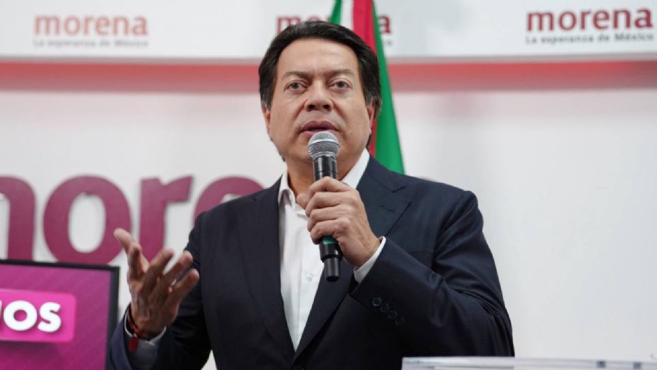 Mario Delgado, lider nacional de Morena.