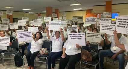 Jubilados del IMSS en NL exigen que se les entregue el dinero de su afore