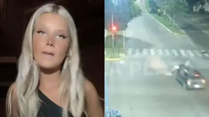 Influencer argentina mata a motociclista tras pasarse un alto y huye