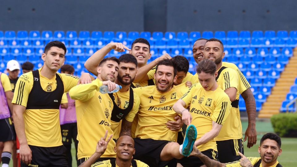 Juan Pablo Vigón  se ausentó de la practica de los Tigres.