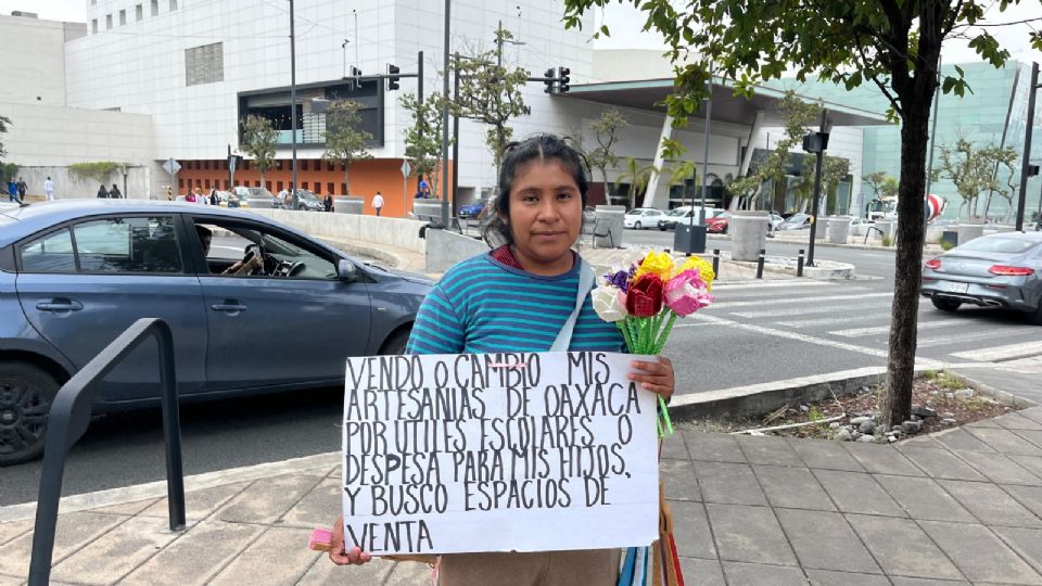 Griselda López, proveniente de una comunidad mixteca de Oaxaca