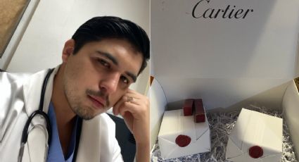 Mexicano recibe aretes de Cartier rematados por error