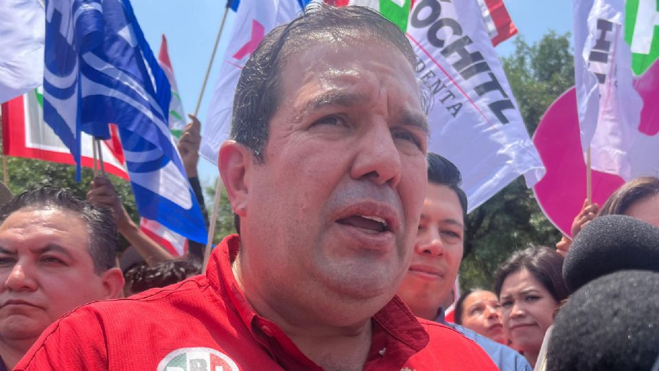 José Luis Garza Ochoa, candidato a la alcaldía del municipio de Guadalupe por la coalición “Fuerza y Corazón por NL”.