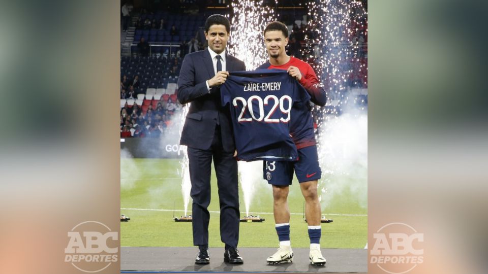 Zaiïe-Emery renueva con el PSG hasta 2029.