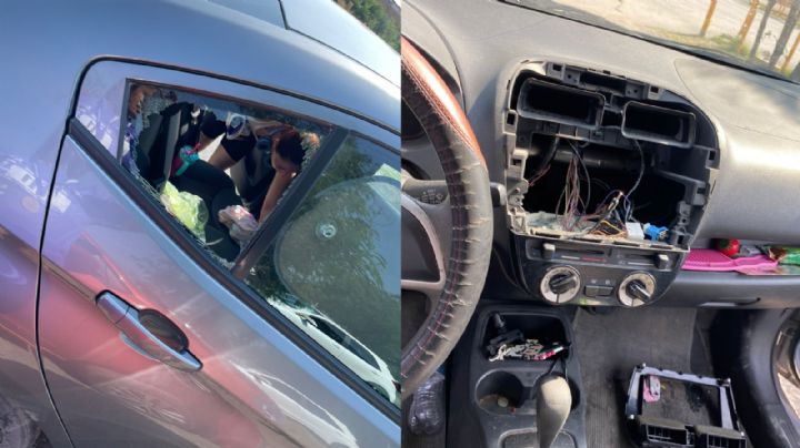 'Cristalean' 20 autos en estacionamiento de Estadio Universitario; policía niega apoyo a víctimas