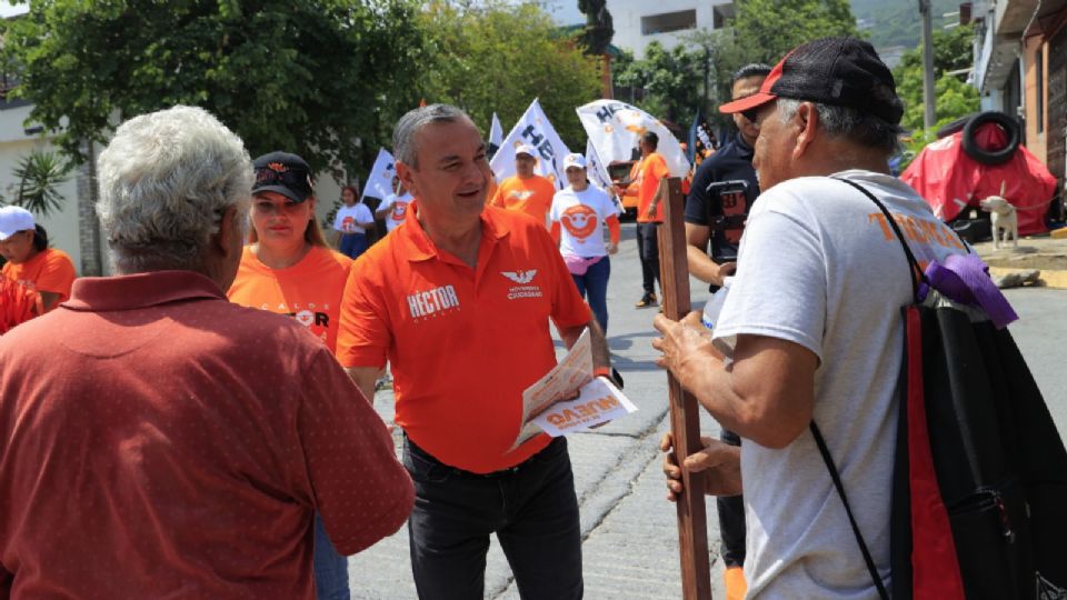 Héctor García, candidato de MC a la alcaldía de Guadalupe.