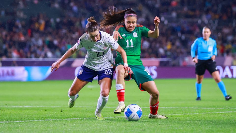 Lizbeth Ovalle, delantera de la Selección Mexicana Femenil.