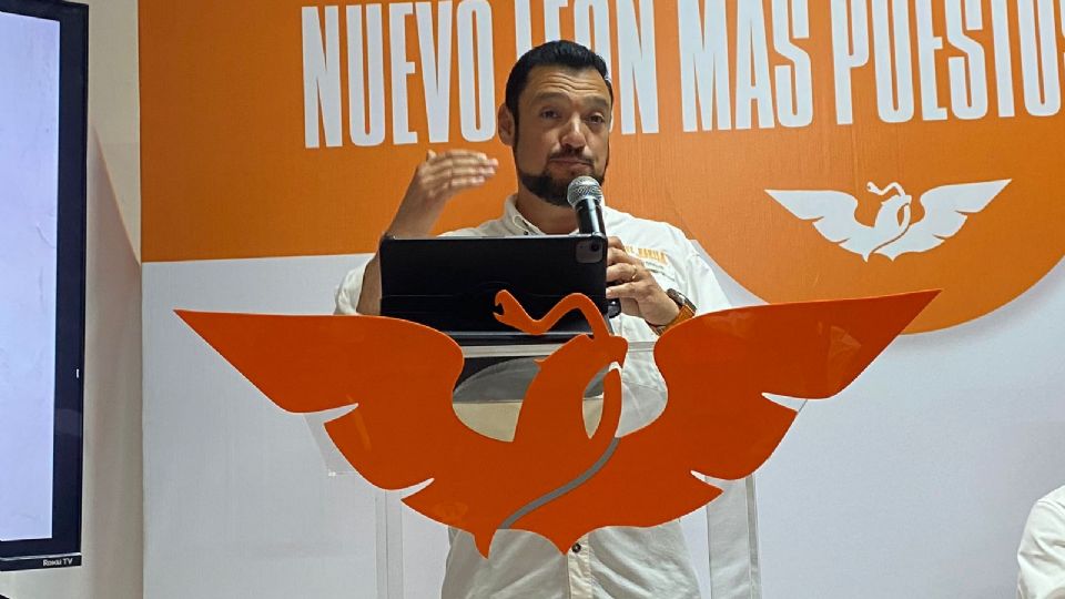 Candidato a la alcaldía de García por Movimiento Ciudadano, Miguel Dávila.