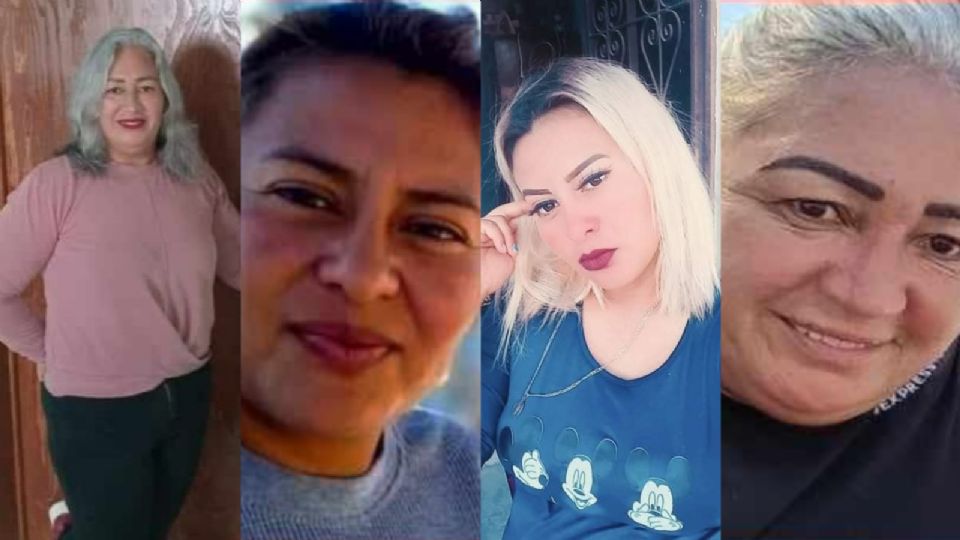 Cuatro mujeres desaparecidas en Nuevo León.