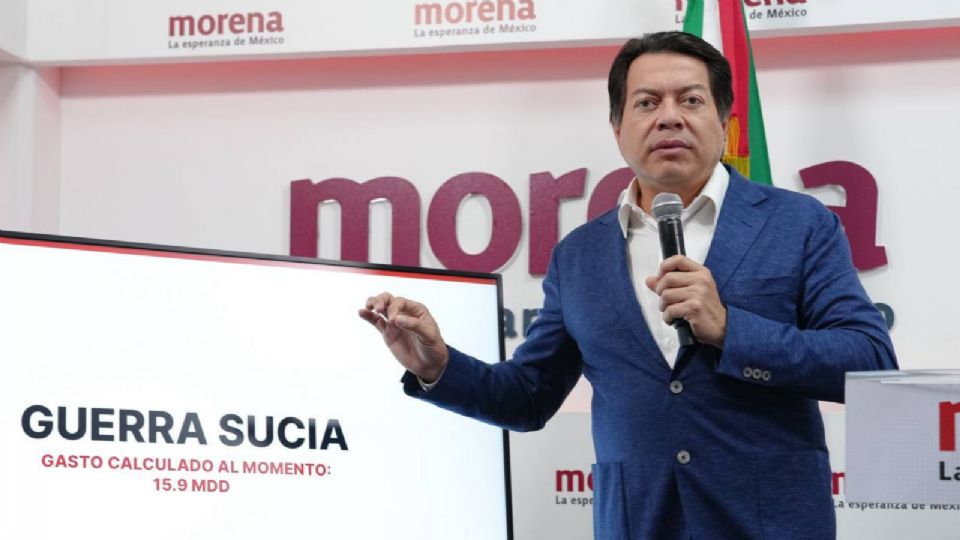 Mario Delgado, drigente nacional de Morena.