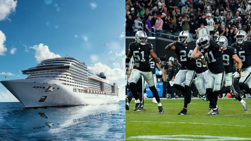 Las Vegas Raiders de la NFL realizarán un tour por crucero en marzo del 2025.