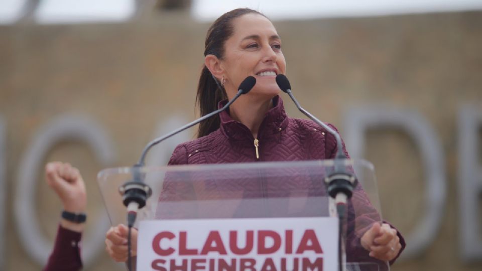 Claudia Sheinbaum, candidata de la coalición 'Sigamos Haciendo Historia' a la presidencia de México.