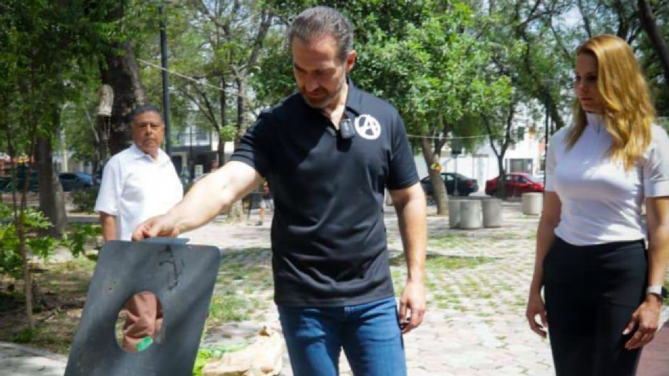 Adrián de la Garza, candidato a la alcaldía de Monterrey por la coalición “Fuerza y Corazón por Nuevo León”.