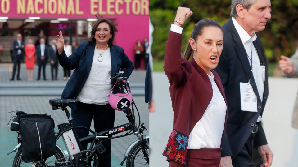 Xóchitl Gálvez y Claudia Sheinbaum.