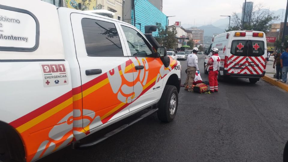 Al lugar llegaron elemetos de Protección Civil y de la Cruz Roja.