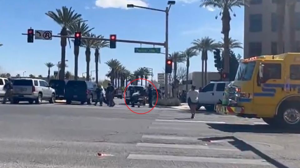 Tiroteo deja tres muertos en Las Vegas, Nevada, EU.