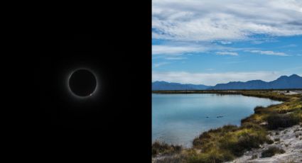 Turistas y académicos de México y el mundo disfrutan eclipse en Cuatro Ciénegas