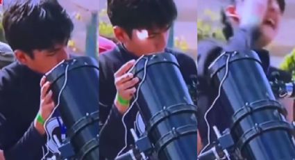 Video: Joven mexicano se quema al ver eclipse a través de un telescopio