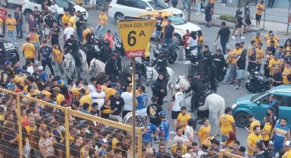 Aficionados de Tigres que lanzaron un cohete a policías de San Nicolás son vinculados a proceso