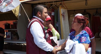 Roberto Espinoza de Morena inicia campaña por la alcaldía de Santa Catarina