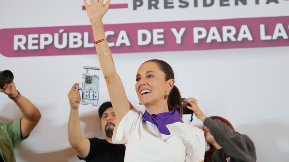 Candidata presidencial de la coalición “Sigamos haciendo historia”, Claudia Sheinbaum