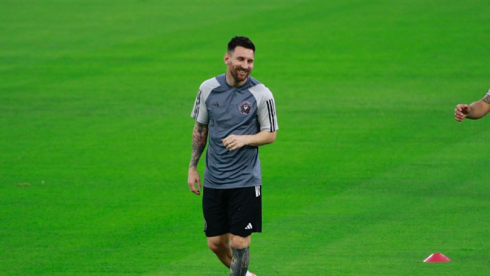 Lionel Messi en el Estadio BBVA.