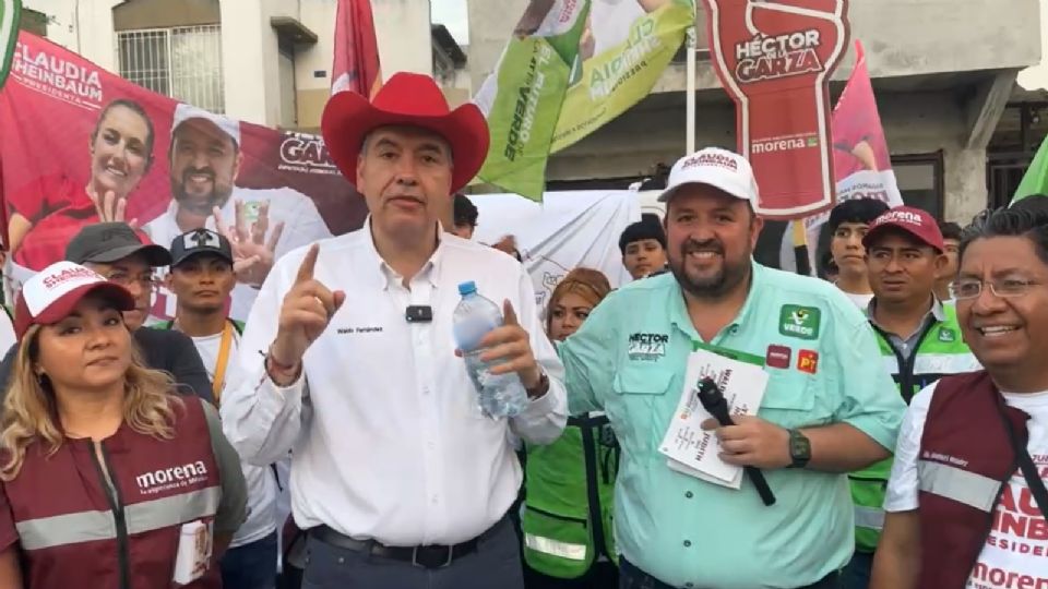 Waldo Fernández, candidato al Senado por la Coalición 'Sigamos Haciendo Historia en Nuevo León'.