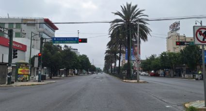 Calles y avenidas de Monterrey lucen 'desoladas' por día de descanso